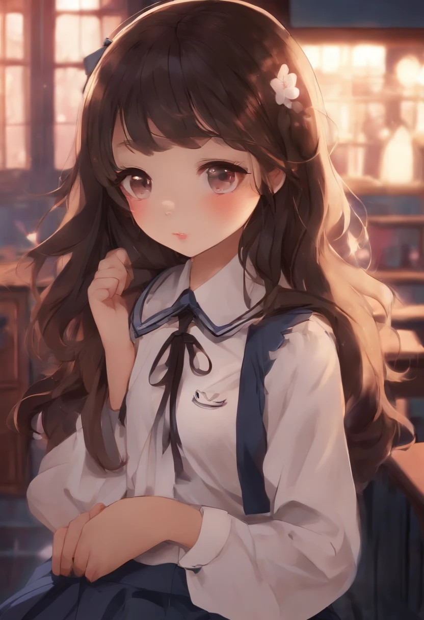 Big schoolgirl gets at night