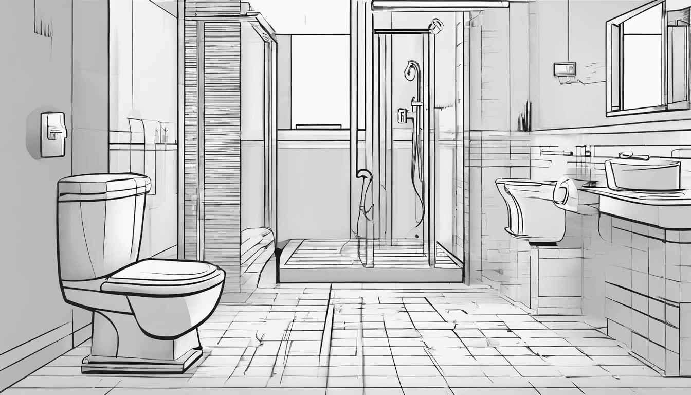 Public toilets are a bit dirty,mtu,Suits and shoes,Man sitting on bathroom floor,Holding a book in his hand,