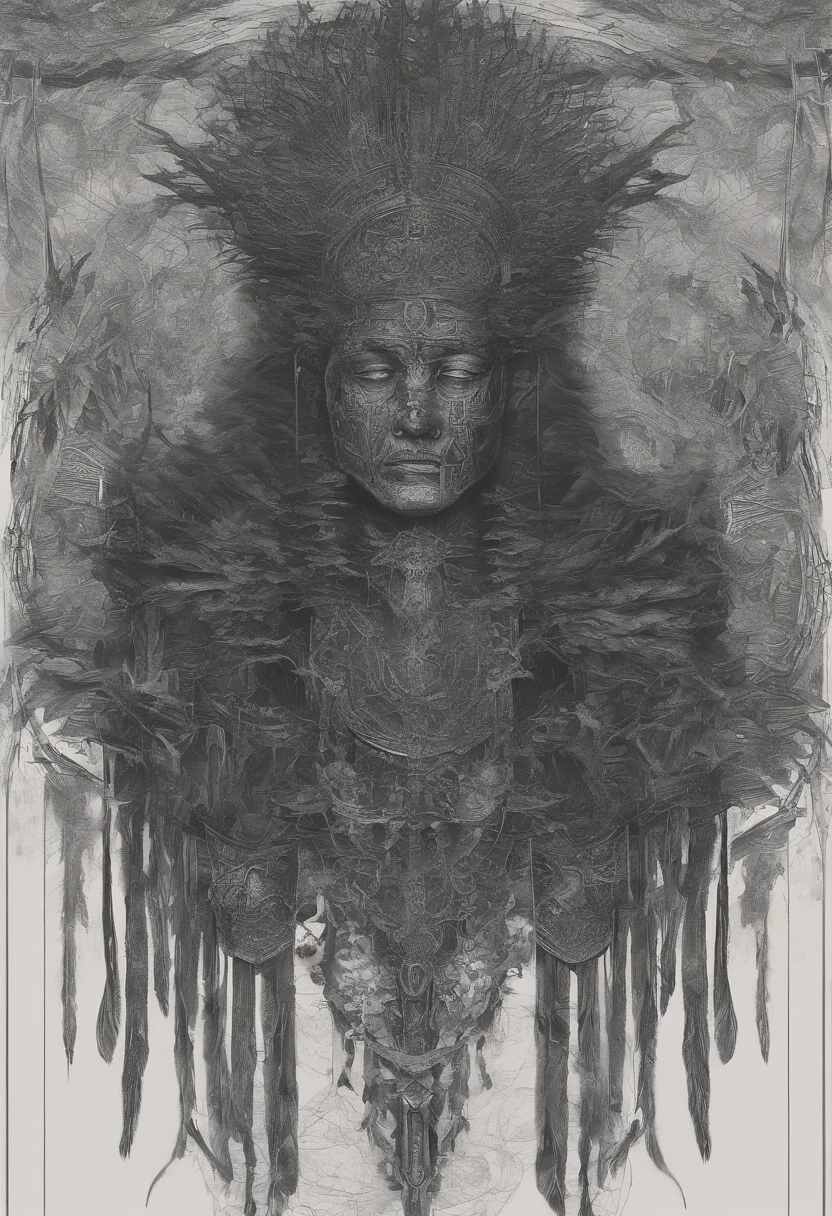 Blindfolded female angel of death, in the style of a coloring page, clean line art, clear line art, thick outline, white background, black and white, no color, coloring book page, coloring page, line art, dark lines