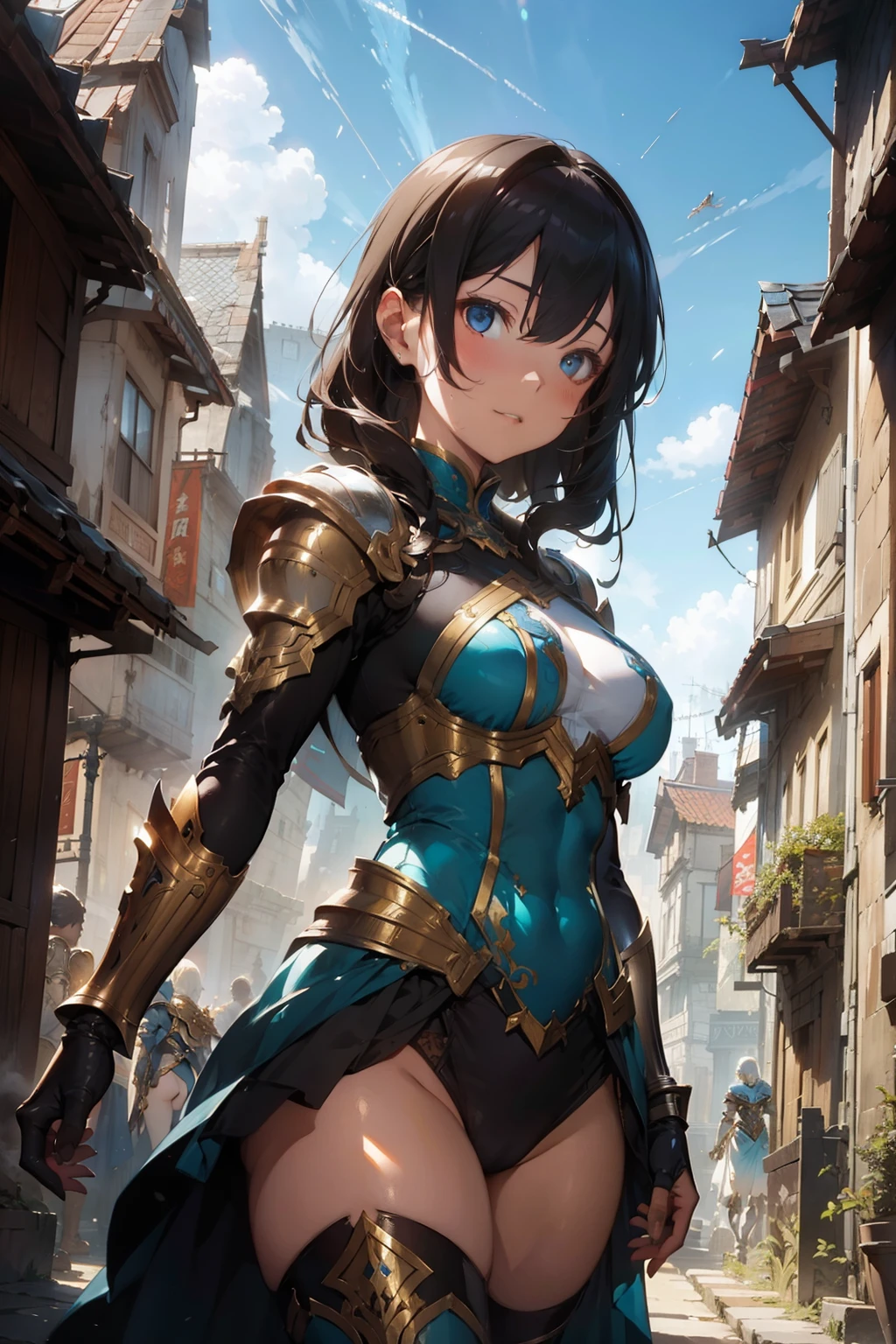 girl in organic armor, fantasy, smooth, art by joseph leyendecker, peter mohrbacher, ruan jia, marc simonetti, ayami kojima, cedric peyravernay, victo ngai