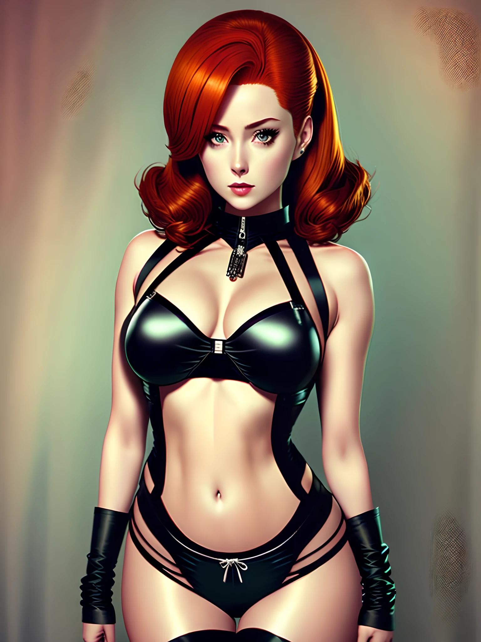 Anime version of scully in lingerie