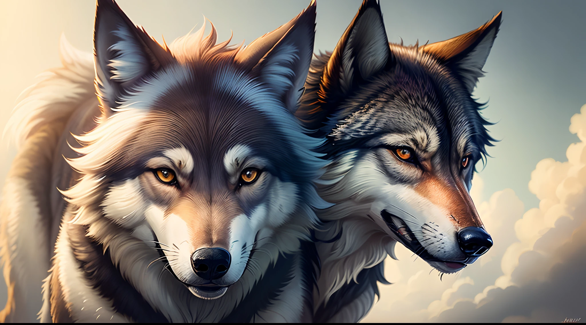 Male wolf