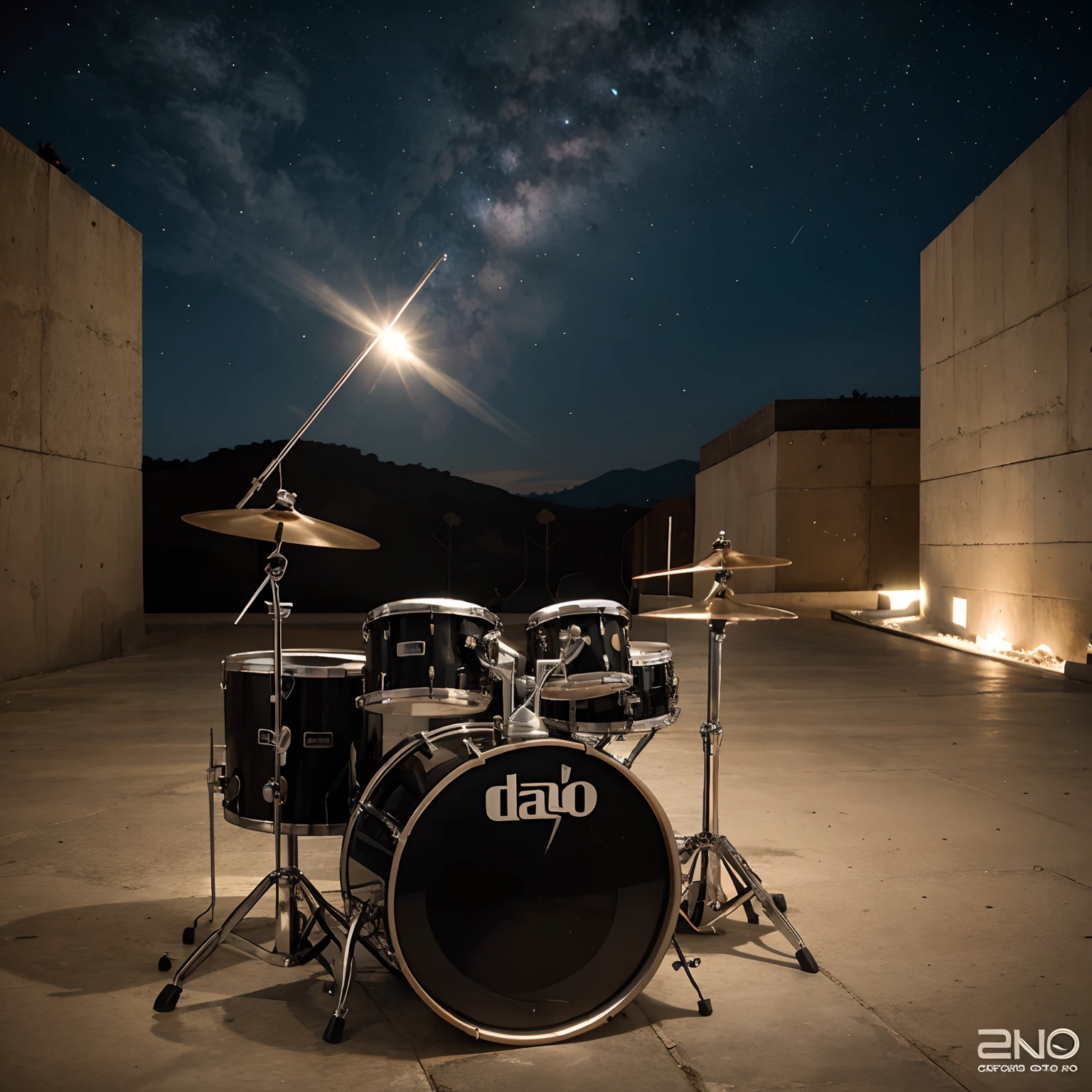 Uma bateria no meio do universo