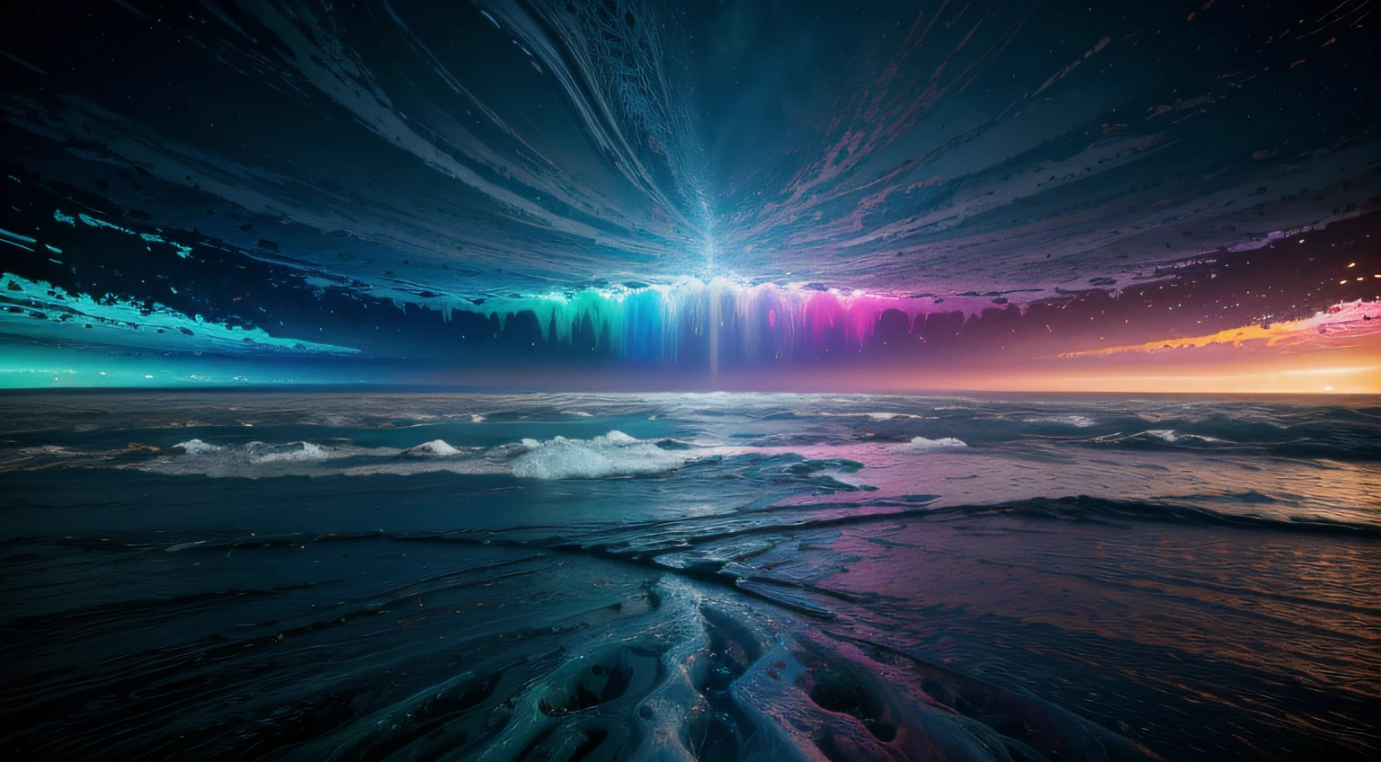 (random image,software's will),(best quality,highres),vivid colors,naturalistic lighting,impressionism,abstract expressionism,surrealism,fantasy,fluid brushstrokes,colorful palette,mysterious atmosphere,random shapes and textures
