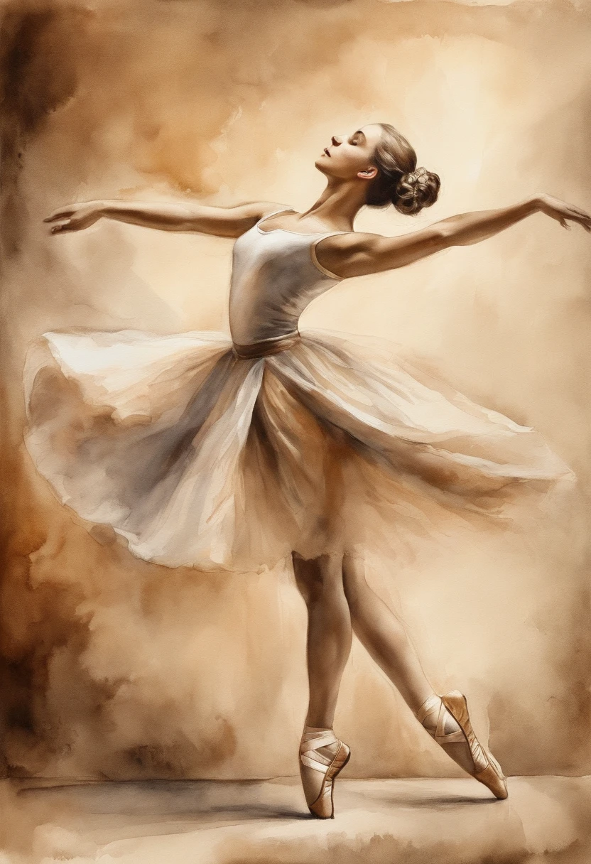 Young classical dancers, In ballet poses, HD wallpaper, Color Sepia, high-quality wallpaper, Photo session, striking pose, Female , You are 14 years oldout 14 years old, portrait s