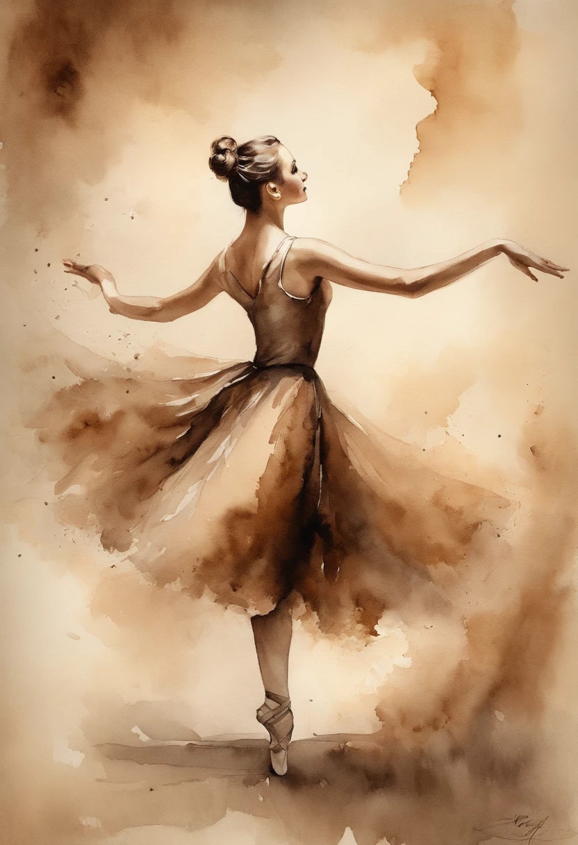 Young classical dancers, In ballet poses, HD wallpaper, Color Sepia, high-quality wallpaper, Photo session, striking pose, Female 14 years old, You are 14 years old, You are about 14 years old, portrait shot 8 k