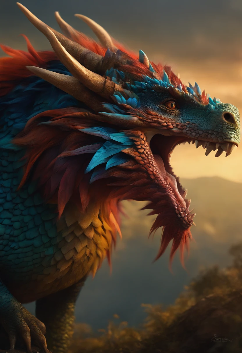 Furry dragon