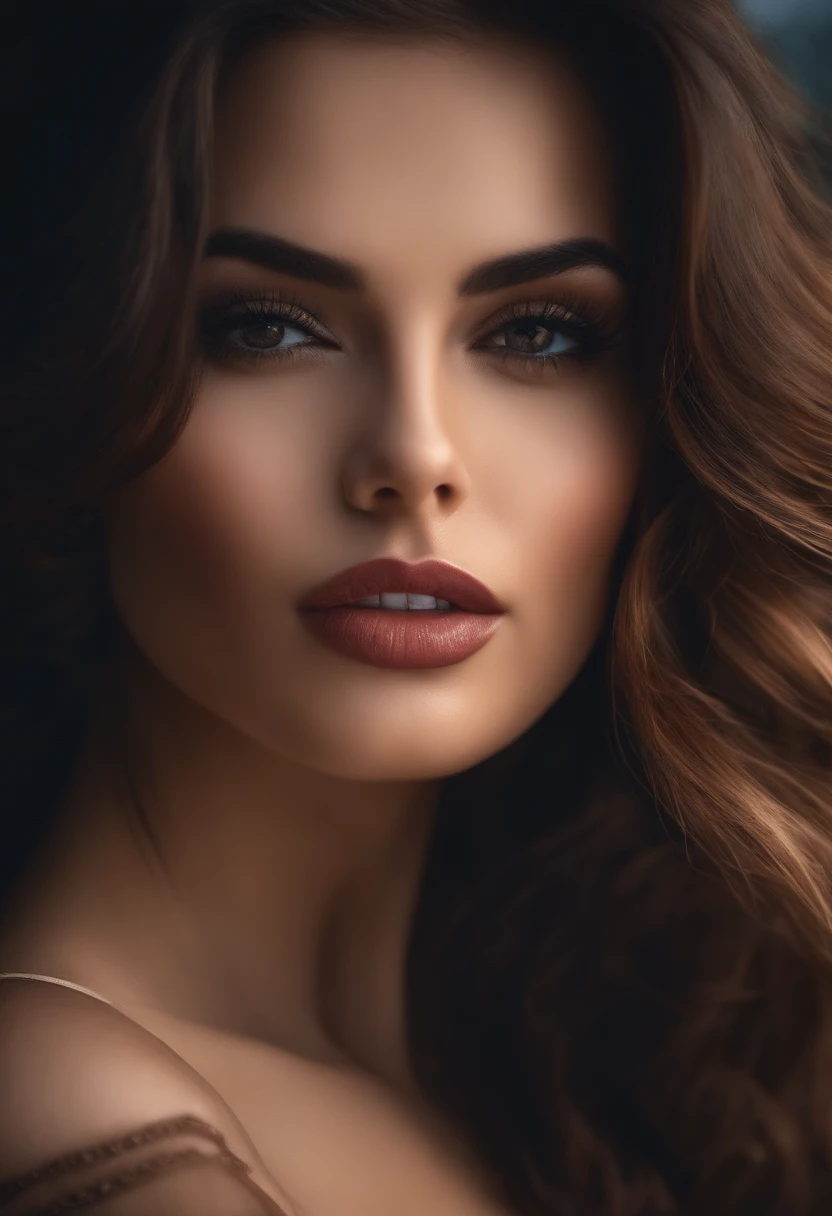 emulation,Beautuful Women,Raised sexy,closeup cleavage,Ni Ni