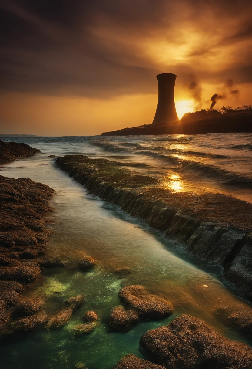 Nuclear radiation Nuclear wastewater Anti-poison Detoxification Zombie ruins Nuclear sewage Discharge into the sea Marine pollution Marine animal mutation