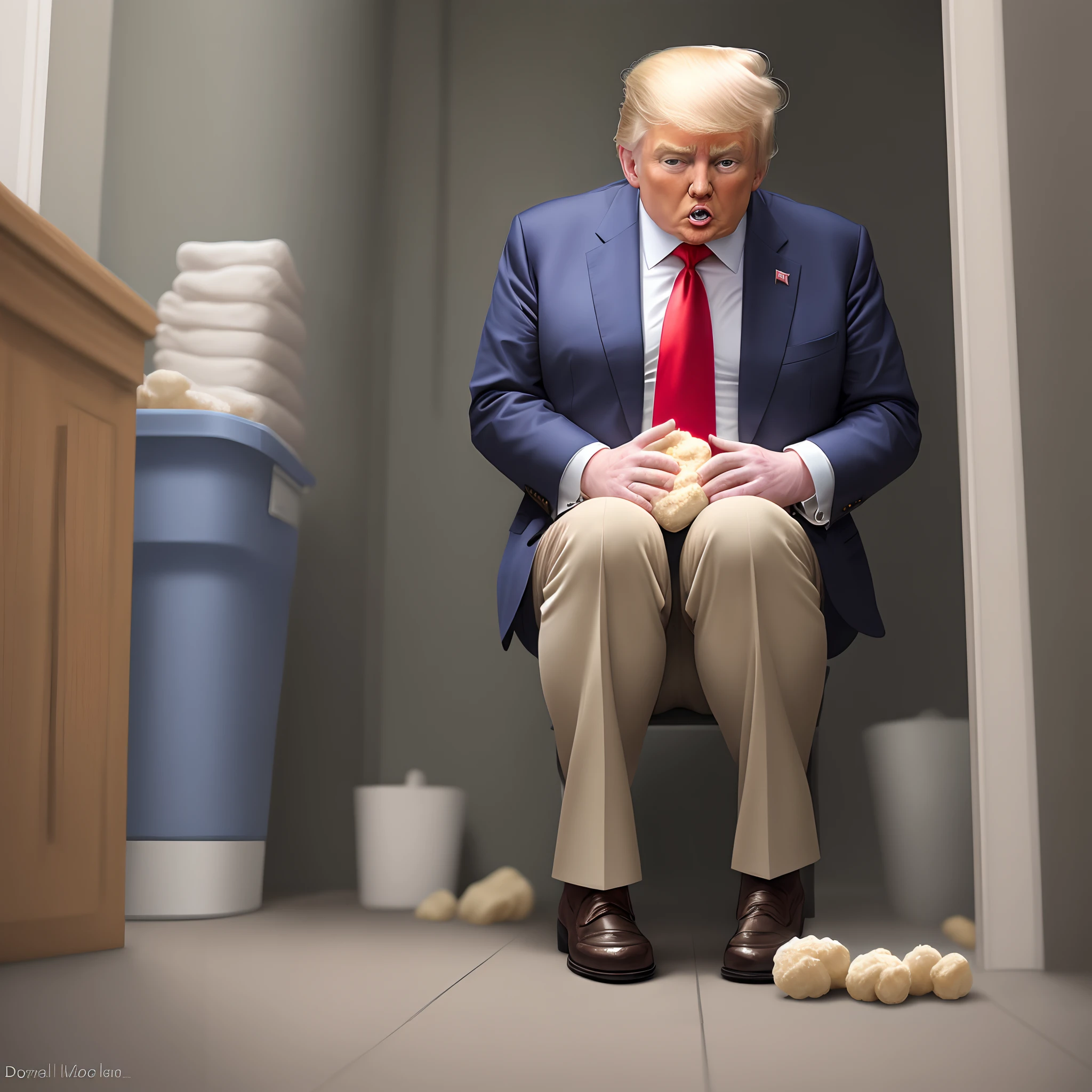 Donald trump pooping