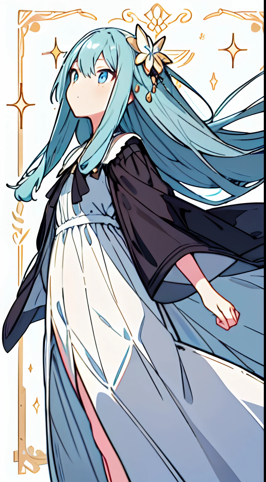 masuter piece, Best Quality,32K、Wallpaper, ultra -detail, Absurd beauty, 1Beautifulwoman、Big eyes with sparkly、Hair fluttering in the wind、:O、slender long legs、Smaller head、miscievous smile、Angle looking up from below:1.3、Angle from which you can see the whole body