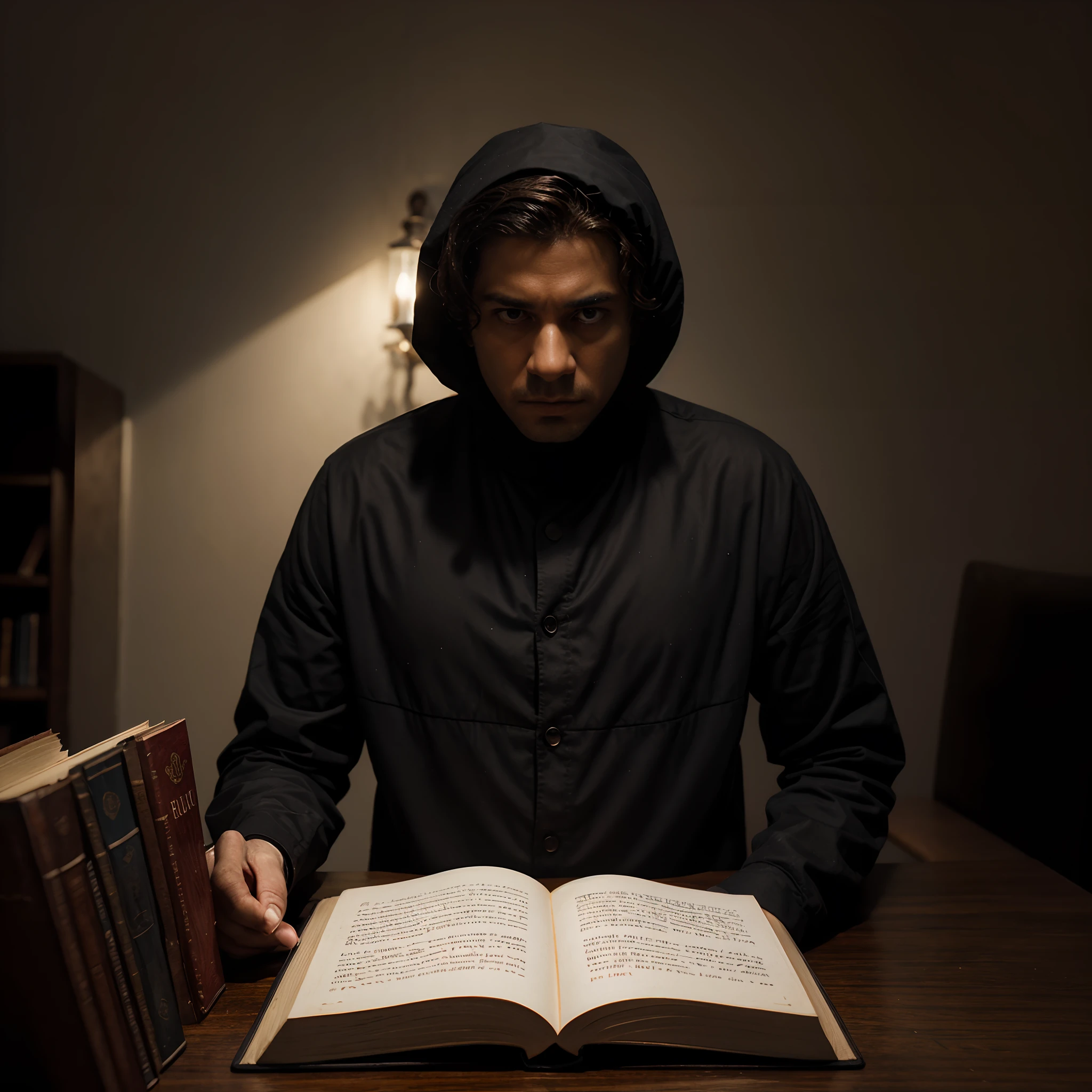Book cover for a Thriller novel titled "letras que matam" with a Focus on a mysterius figure
