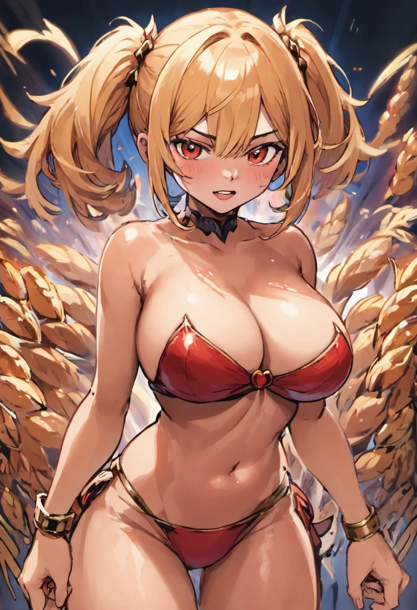 18year old、Wheat-toned skin、Sunburn marks、Beautiful breasts、In front of a large crowd、Exposed chest、bionde、pubick hair、bule、Uncivilized tribes