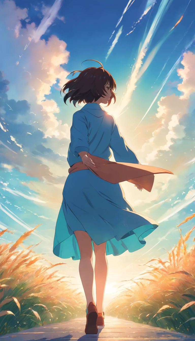 best quality, 8k, 1girl, walking through the wind, windy, flowy, cold