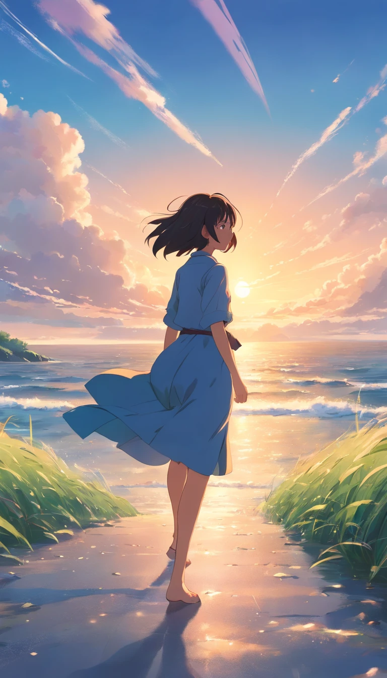 best quality, 8k, 1girl, walking through the wind, windy, flowy, cold