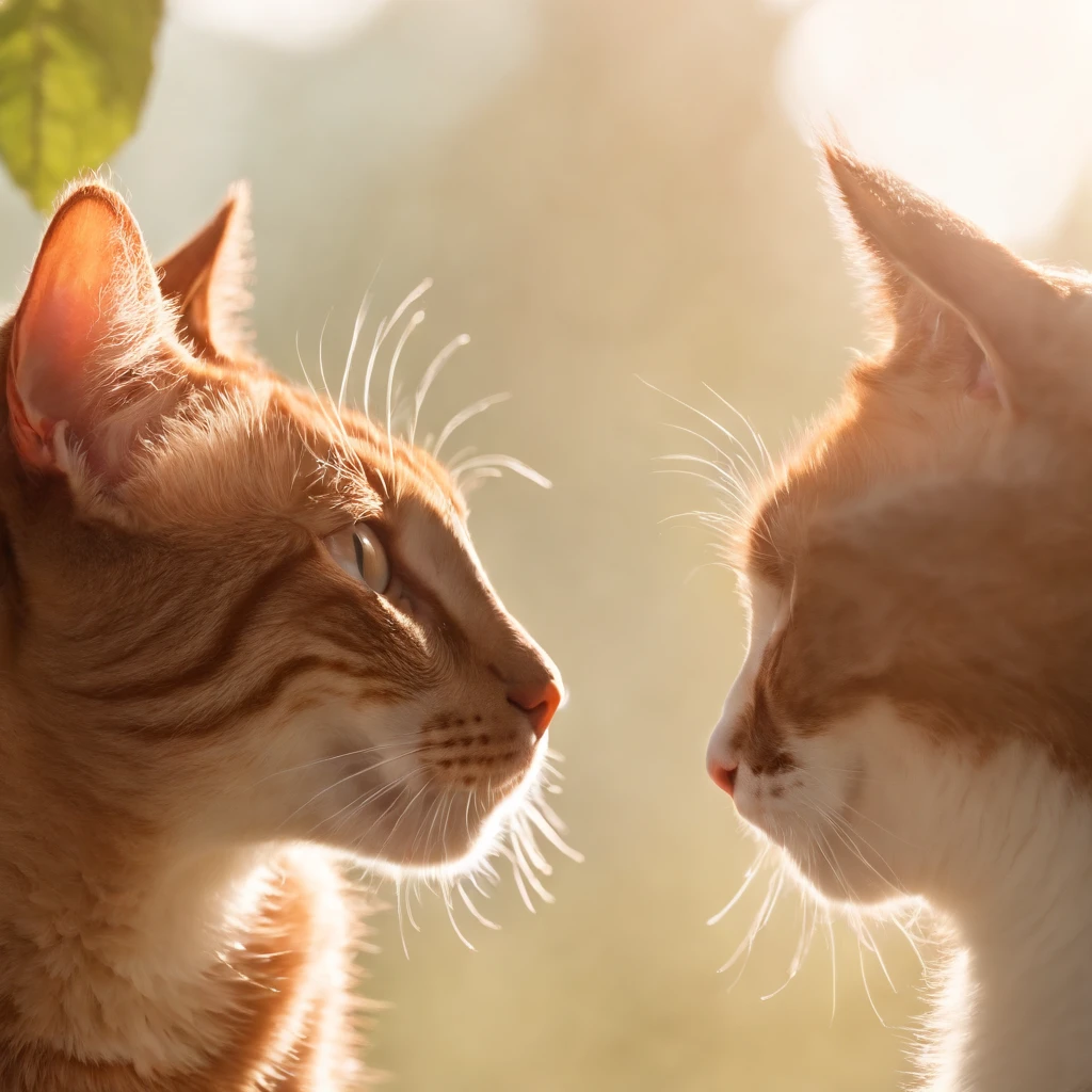Couple cats, Lunette de soleil, make love, Cool