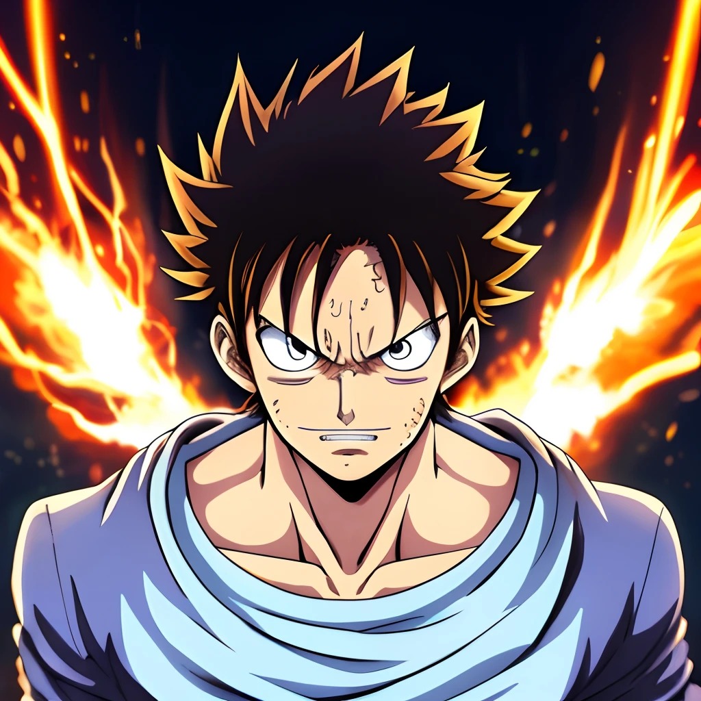 One body is very large,Close-up of a person with a very large body,ultra instinct,Epic anime of energy people,4K comic wallpaper,One Piece,Anime masterpiece,4k anime wallpapers,Anime wallpaper 4k,Anime wallpaper 4 k,Character: One Piece,One Piece Luffy five-speed Nika form,Highly detailed portrait