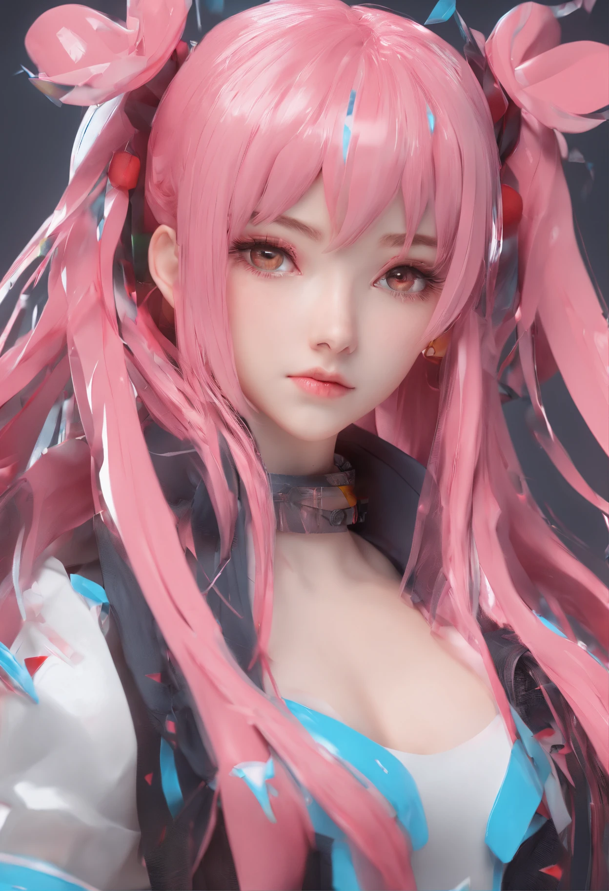 (masterpiece, best quality), intricate details, 8k, artstation, wallpaper, official art, splash art, sharp focus,, 1girl, long pink hair, realistic, zerotwo