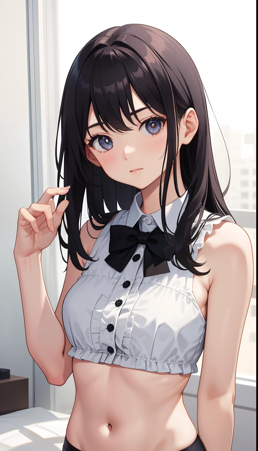 1girl in、AS-Adult、Underwear、Cute underwear、Upper body portrait、