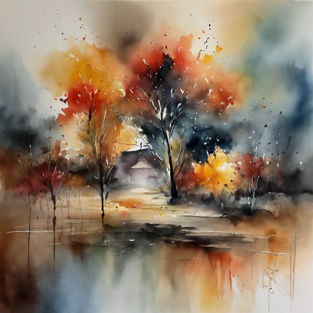 Oil painting texture,abstracted、contortion,rich colours,Authentic brushstrokes,AestheticComposition,minimal style,These elements make up contemporary paintings