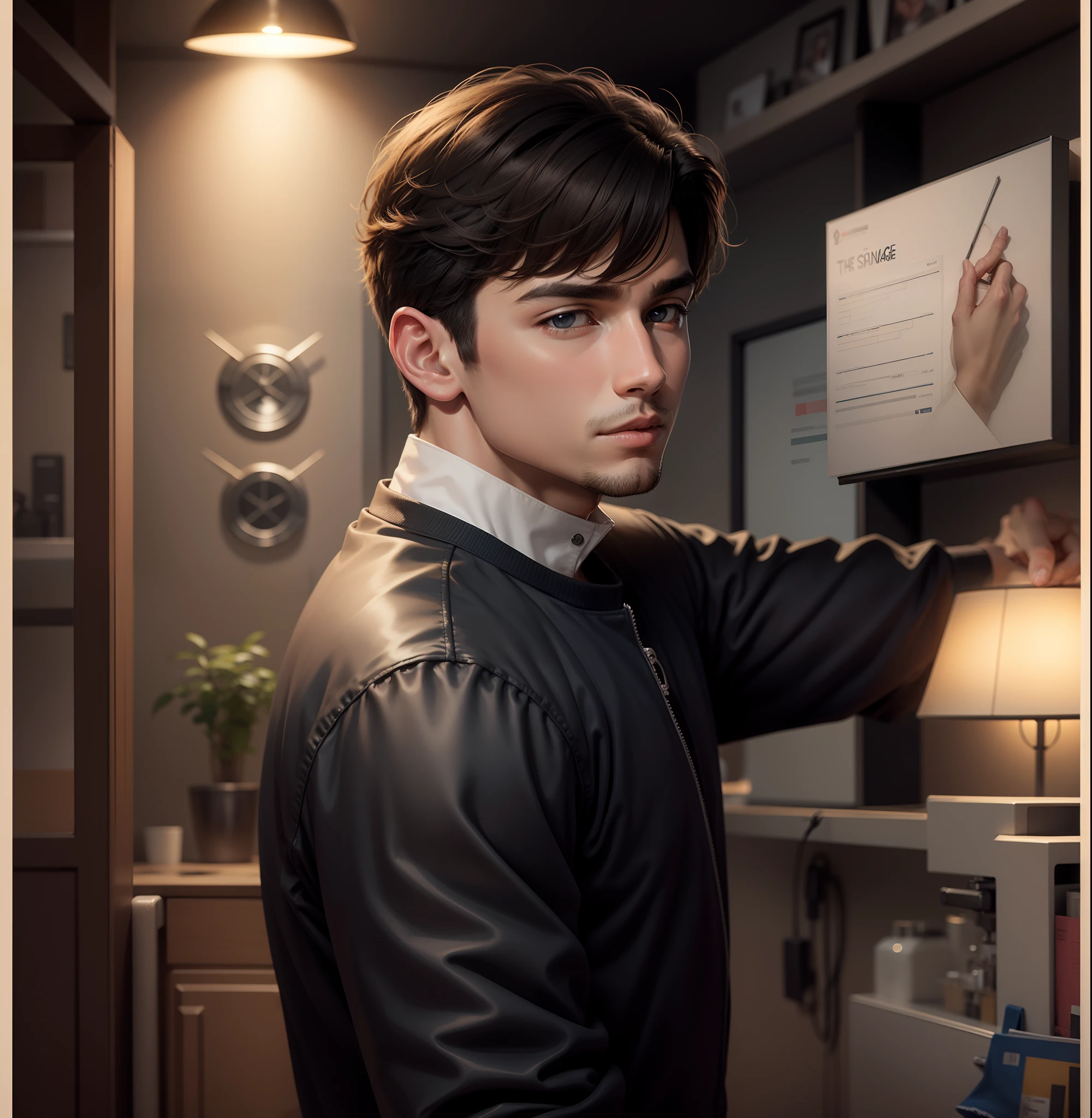 Chage background, make handsome boy