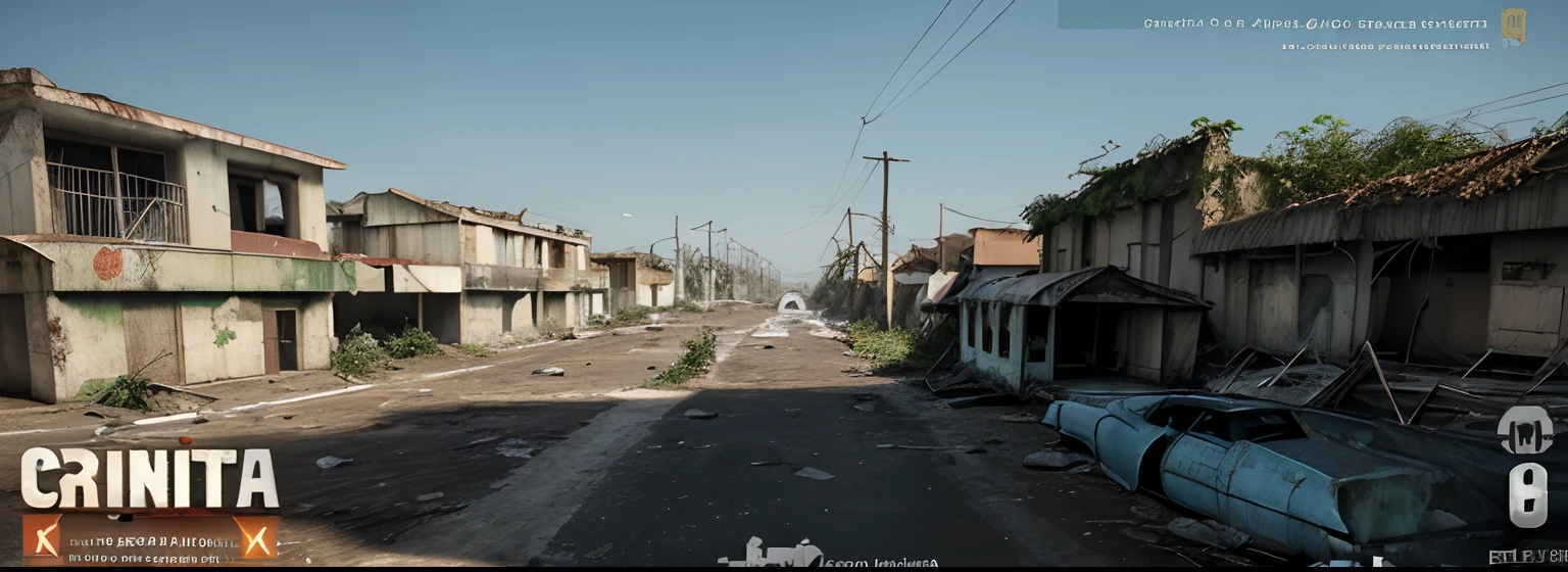 cidade pos apocaliptica, carros abandonados, carros parados