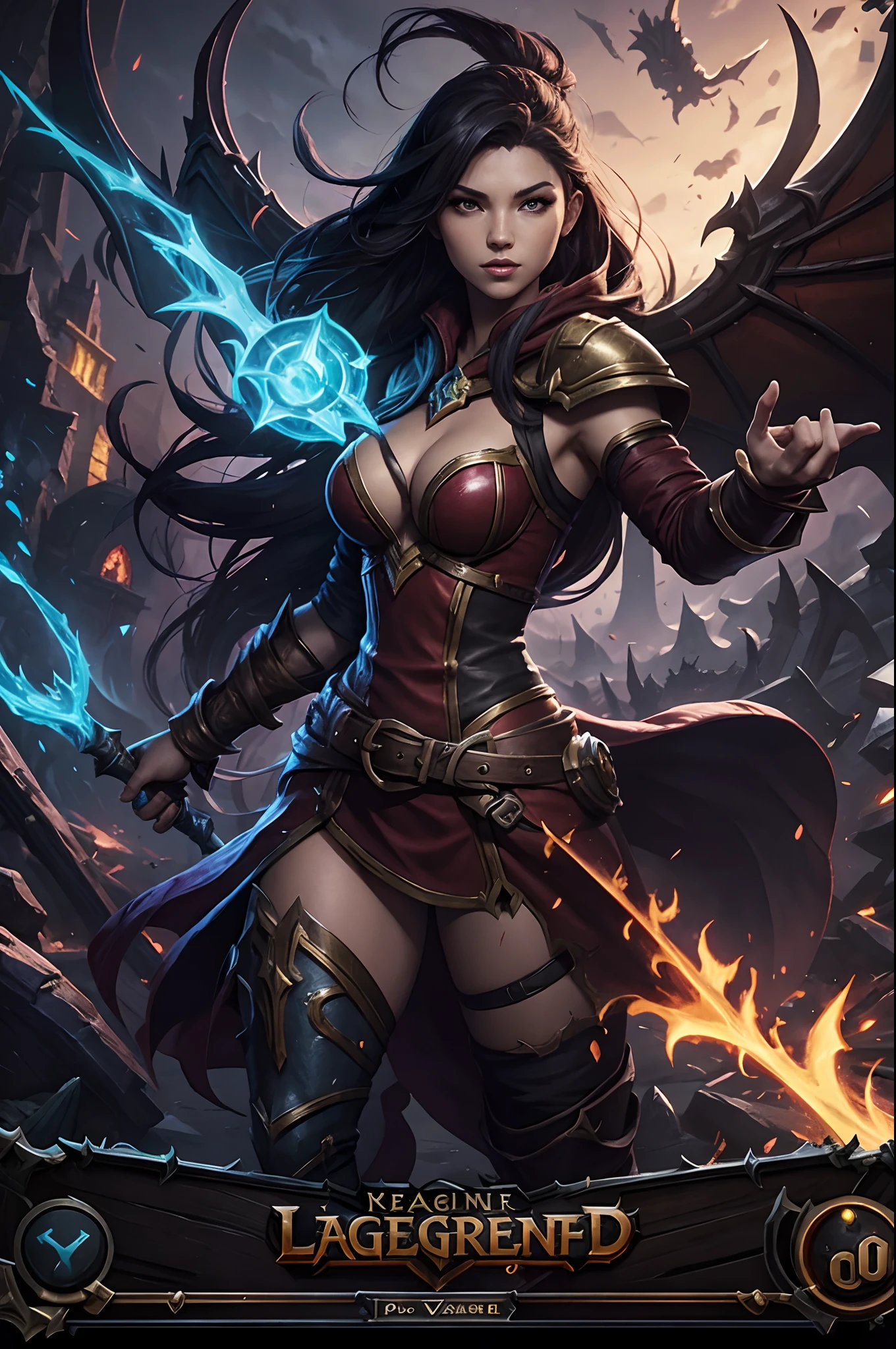 Card game, warrior, League of Legends character, League of Legends concept art, splash art, League of Legends splash art, official splash art, League of Legends art, League of Legends character art, League of Legends , League of Legends Splashart, skill power, concept art, best quality, detailed, best quality, high quality, High details, A close-up of a menu with a fantasy adventure theme background, Dungeons & Dragons RPG concept fantasy art and various icons, game interface, game interface, Game HUD, Game UI asset design, UI board, item art, Game icon asset, stylized game icon, Game style Hearthstone color, HUD health bar, PC screenshot, game screen, detailed screenshot, no volcano, game overlay, ...png, NO PREVIEW