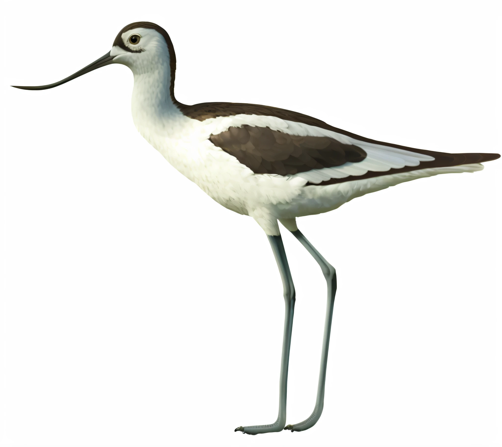 arafed bird with long legs and a long beak, smooth shank, an illustration of, high resolution and detail, highly detailed barlowe 8 k, a hyper realistic, new species, crane, sid, realistic photo, depicted as a 3 d render, photo-realistic, elegant highly detailed, drawn, shaded, bw 3 d render, rendered illustration