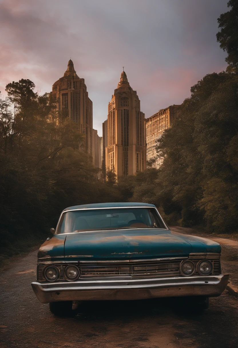 cidade pos apocaliptica, carros abandonados, carros parados, atlanta