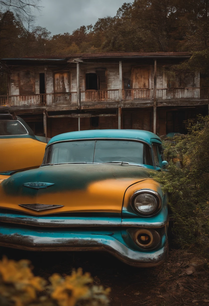 cidade pos apocaliptica, carros abandonados, carros parados, atlanta