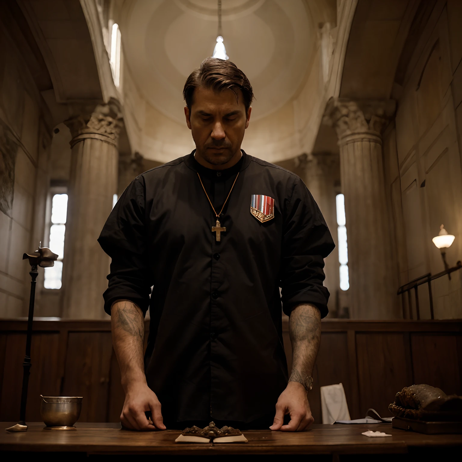 Man. Balance. Light and dark. Discernment. Leadership. Father. Intelligence. Revelation. Destiny. Justice. Blood and iron. History. Philosophy. Theology.