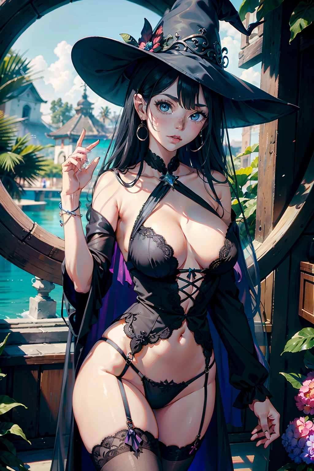 colores brillantes,magic background,Antecedentes de Loong,Fondo de agua,El fondo del cielo,2girls,lesbiana,Beso de lengua,The witch's hat has dragon horns,Medias hechas de medias,Overoles,Intimate dress,Envolver firmemente,Pantimedias envueltas alrededor de las caderas,sensual lingerie,dress conservatively,Envuelve todo tu cuerpo en ropa,Nake,mistic,ABSTACT,dama,sonriente,inquisitivo,La belleza definitiva para las piernas,pose sexy,NSFW,Revela un sujetador sexy,Ropa transparente,Totalmente transparente,tetas,dedo del pie de camello,curva del cuerpo,agachado