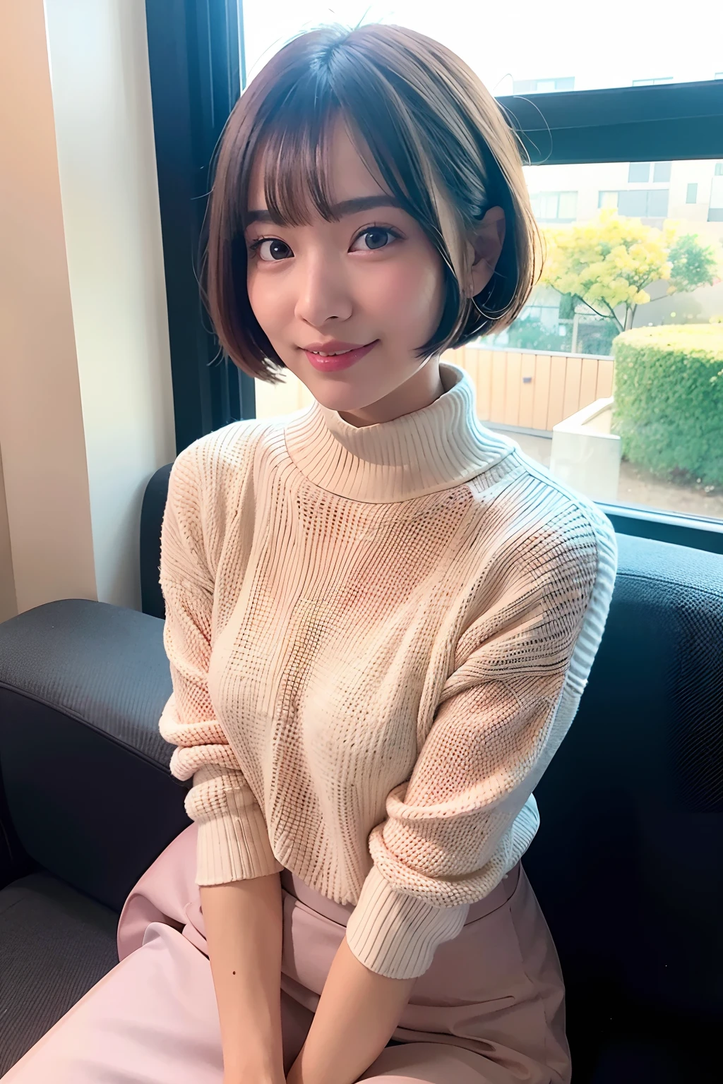 Cute knitted sweater