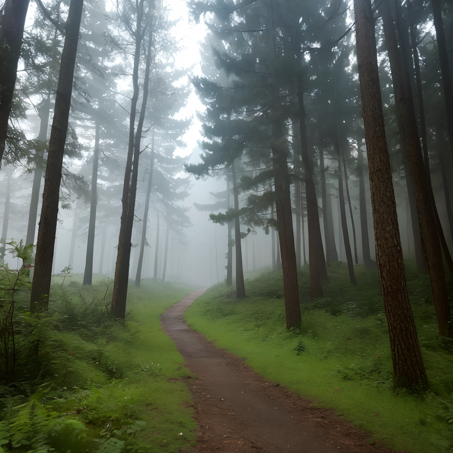 Mist in the Woods
