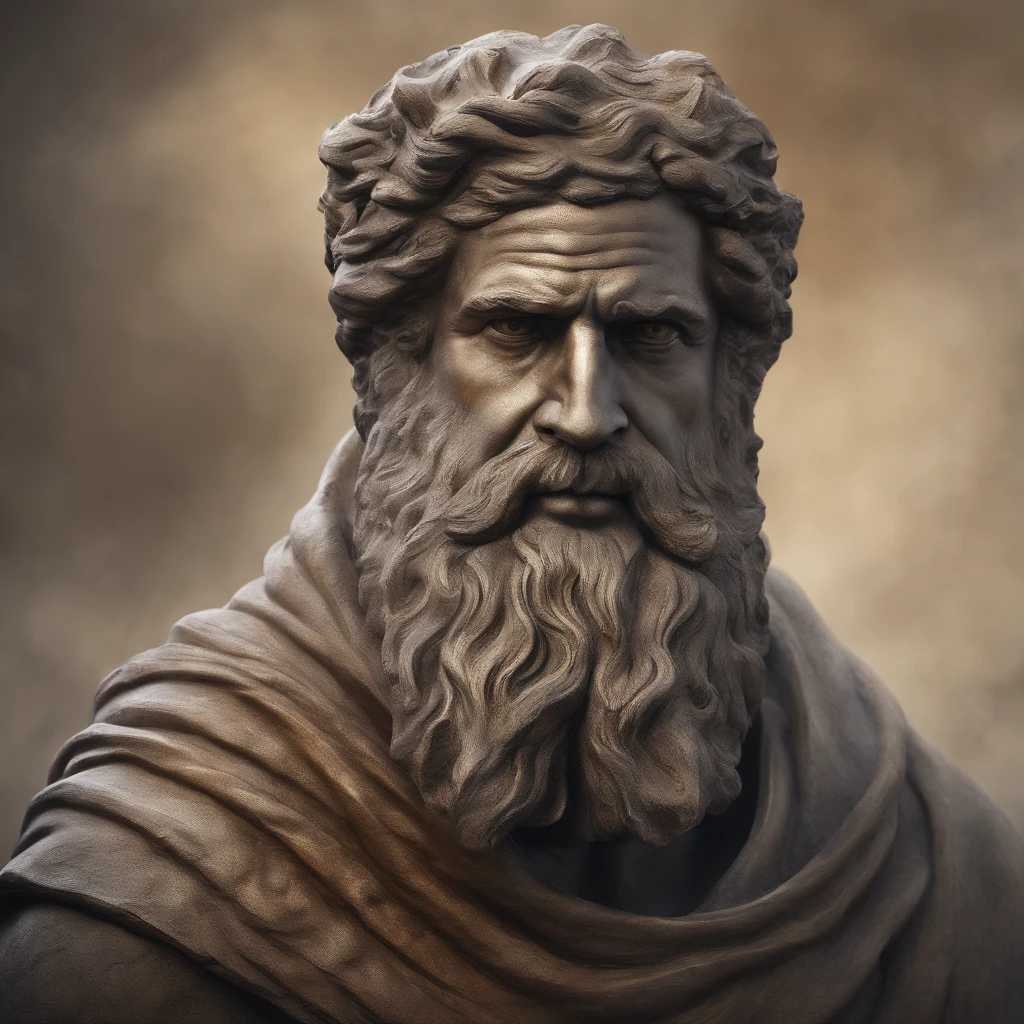 Statue of Greek philosophy with beard and muscles, cinemactic, 8k, fundo escuro, Detailed symmetrical realistic face, textura natural extremamente detalhada, peach fluff, short hair, master part, Absurdo, foto premiada por lee jeffries, Nikon Film Stock D850 Fotografia, kodak portra 400 camera f1.6 lentes, extremamente detalhado, Amazing, detalhes finos, cores ricas, textura hiper realista, dramatic lighting, UnrealEngine, trending on ArtStation, cinestill 800 tungsten, Olhando para o Viewer, Realistic photo, Foto RAW , TanvirTamim, alta qualidade, high resolution, foco nítido, extremamente detalhado, Cinematic lighting, 8k UHD,
INFO