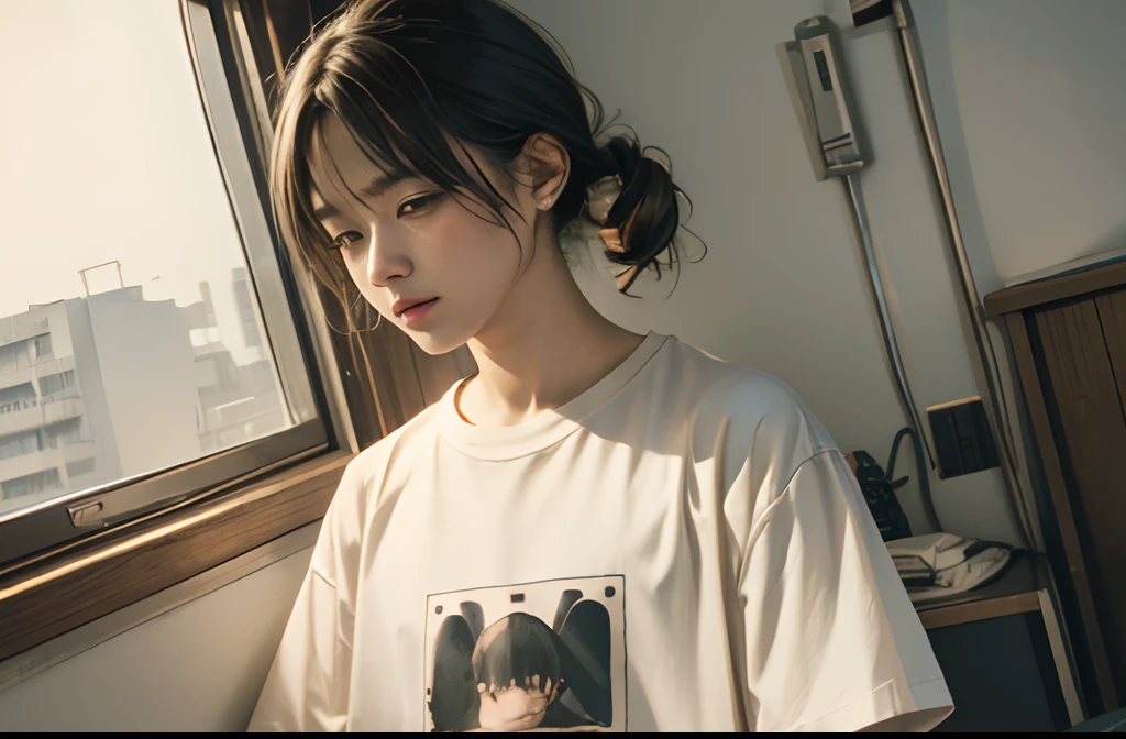 tshirts,エロ,femele,Lo-Fi Illustration,Take your eyes off