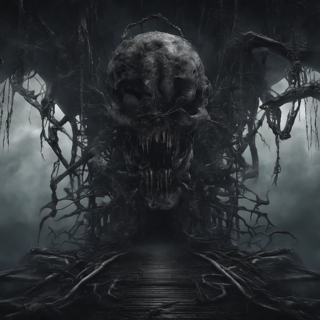 (melhor qualidade,4k,8k,Altas,master part:1.2),ultra-detalhado,(Realistic,fotorrealista,photo-realistic:1.37),fractal de horror,Biomechanical aliens,Mechanical mixing of oil and blood,Pistons,Muscles of an endless machine,eerie lighting,atmosfera macabra,Ominous shadows.