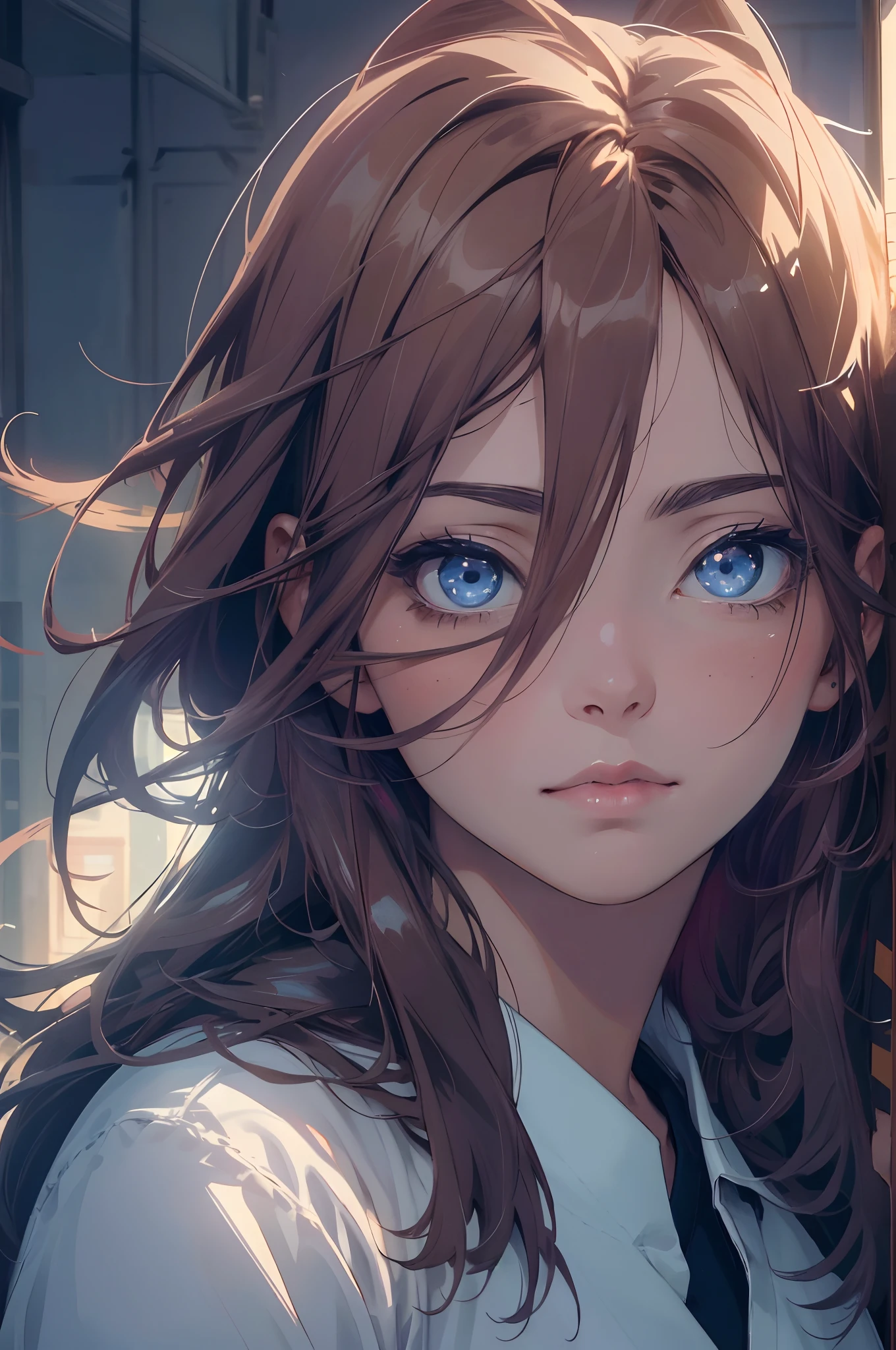 melancholy lighting, quiet, calm, brightness, masterpiece, best quality, 1girl, (JinxLol:1.2), (ultra photorealistic:1.3), (masterpiece:1.4), best quality, ((realistic)), high quality, ultra detailed, ((real image)), ((realistic skin)), ((realistic face)),(illustration:1.05), (beautiful:1.05), (beautiful detailed eyes:1.05), (cinematic light:1.1), red torino deataques, cosplay of Miku nakano , Ultra high res.photorealistic:.1.4, UHD, hair colour of Miku nakano,