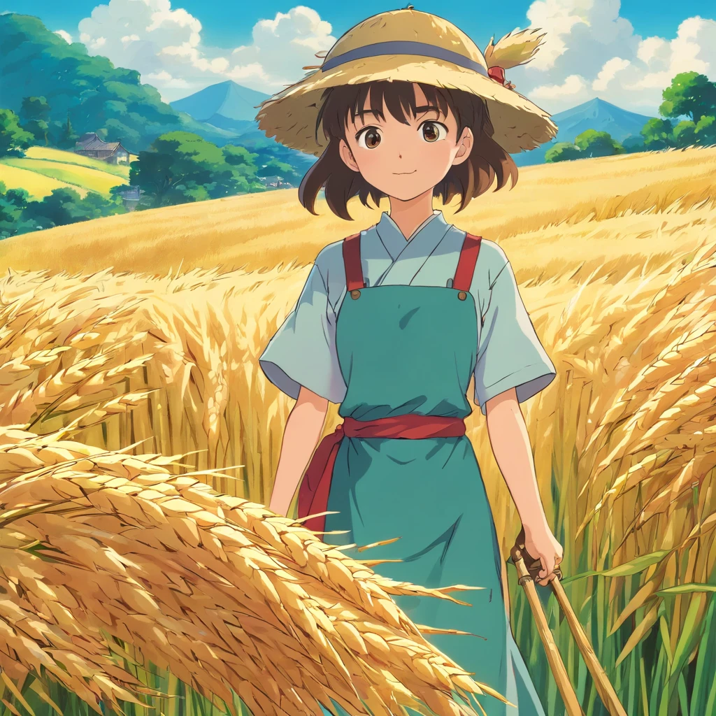 rice reaping