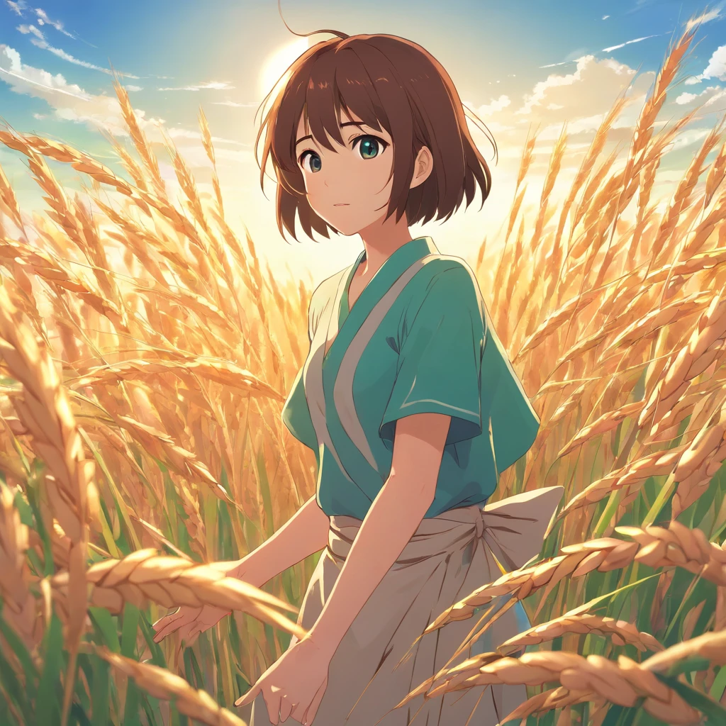 rice reaping