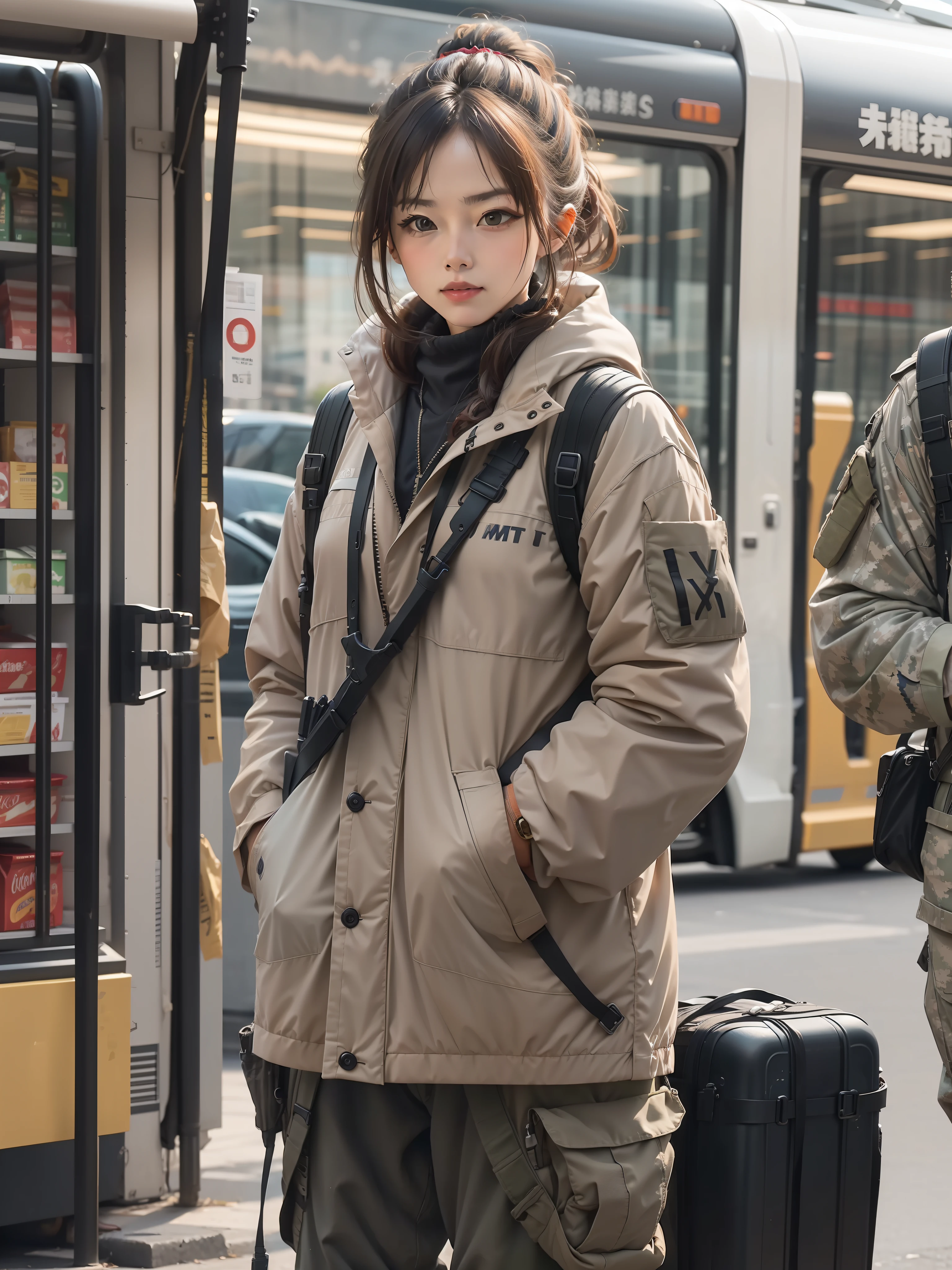 Best quality at best,(Fidelity:1.2),mtu,Strong body,army suit,rifles,
