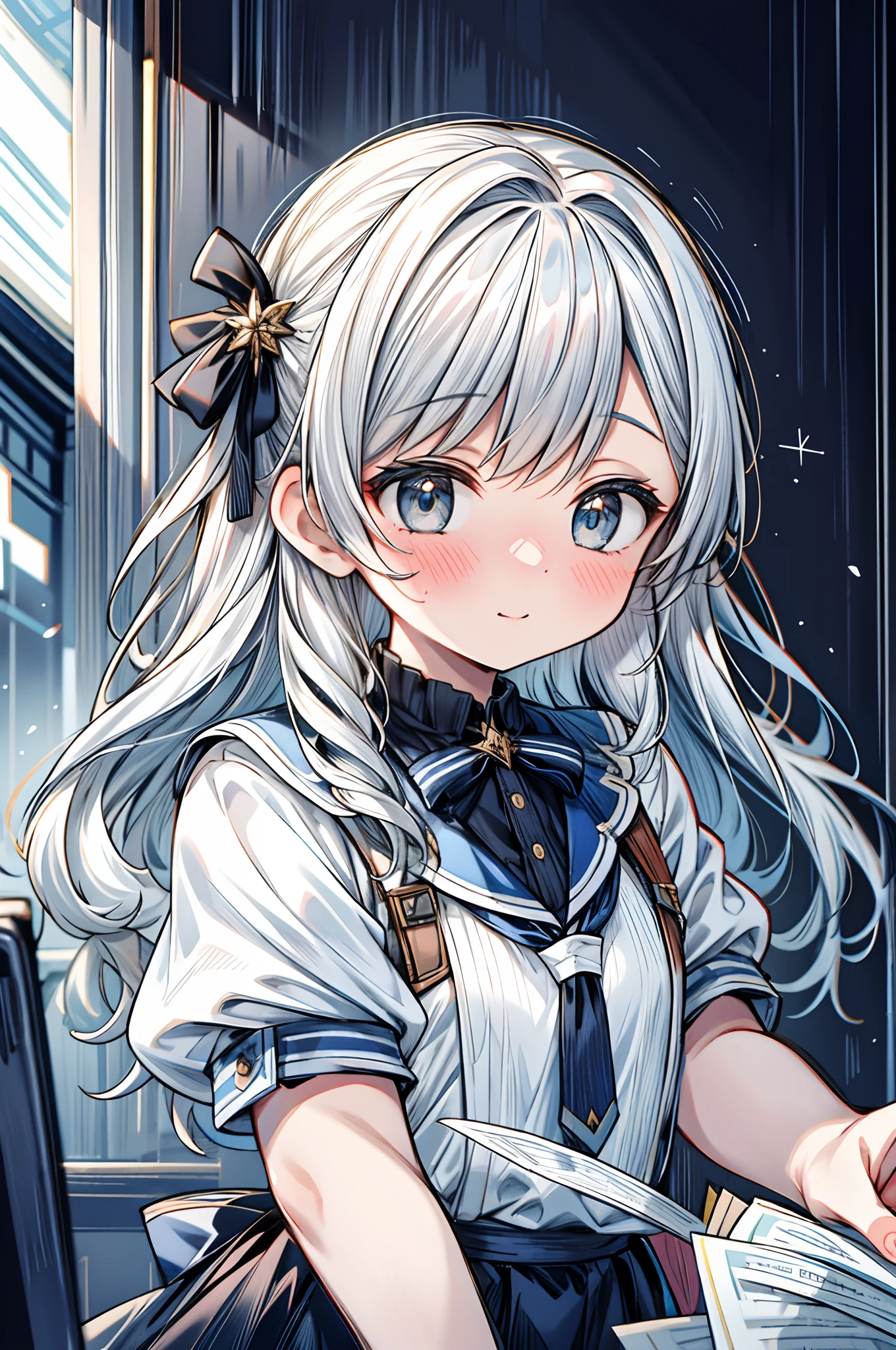 (best quality,4k,highres,masterpiece:1.2),ultra-detailed,portrait photography,tender and shy,1 girl,holding 2 tickets,holding the tickets,looking at the audience,looking into the camera,bashful expression,rosy cheeks,feeling embarrassed,reaching out her hand with the tickets,pleading to take them,being nervous,deeply in love,vibrant colors,soft lighting