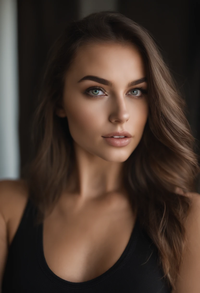photo of a 25 years old european girl, RAW, beautiful woman, (extra long wavy brown hair), ((portrait)), (( perfect anatomy)), ((detailed face:1.2)), ((detailed facial features)), (finely detailed skin), pale skin, high detailed deep cleavage bodycon hasmat suit , megacity environment, (cold colors), damp, moist, reflections, (masterpiece) (perfect proportion)(realistic photo)(best quality) (detailed) photographed on a Canon EOS R5, 50mm lens, F/2.8, HDR, (8k) (wallpaper) (cinematic lighting) (dramatic lighting) (sharp focus) (intricate) fashion, realistic skin texture, POV, by Lee Jeffries, Nikon d850, film stock photograph,4 Kodak Portra 400, camera f1.6 lens, rich colors, ultra-realistic, hyper-realistic, ultra-detailed, hyper-detailed, hyper-detailed full body shot of a woman, perfect face, smile, perfect body,RAW photography, realistic skin texture,