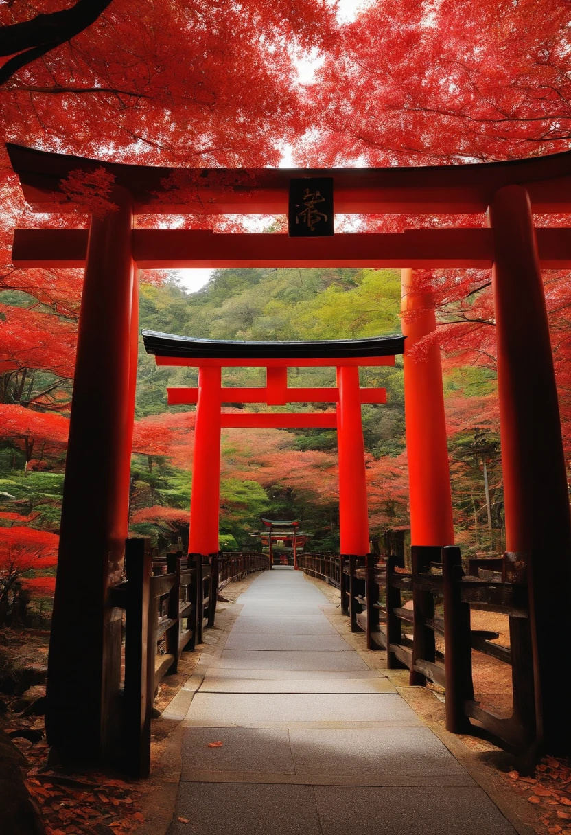 shrines torii gate great outdoors Increased fortune ghost