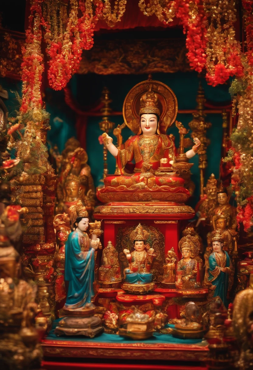 Seven Lucky Gods shrines Glitter Great fortune