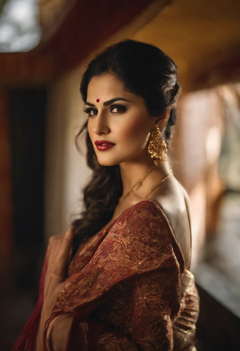 Sunny leone in sexy look at assamese dress