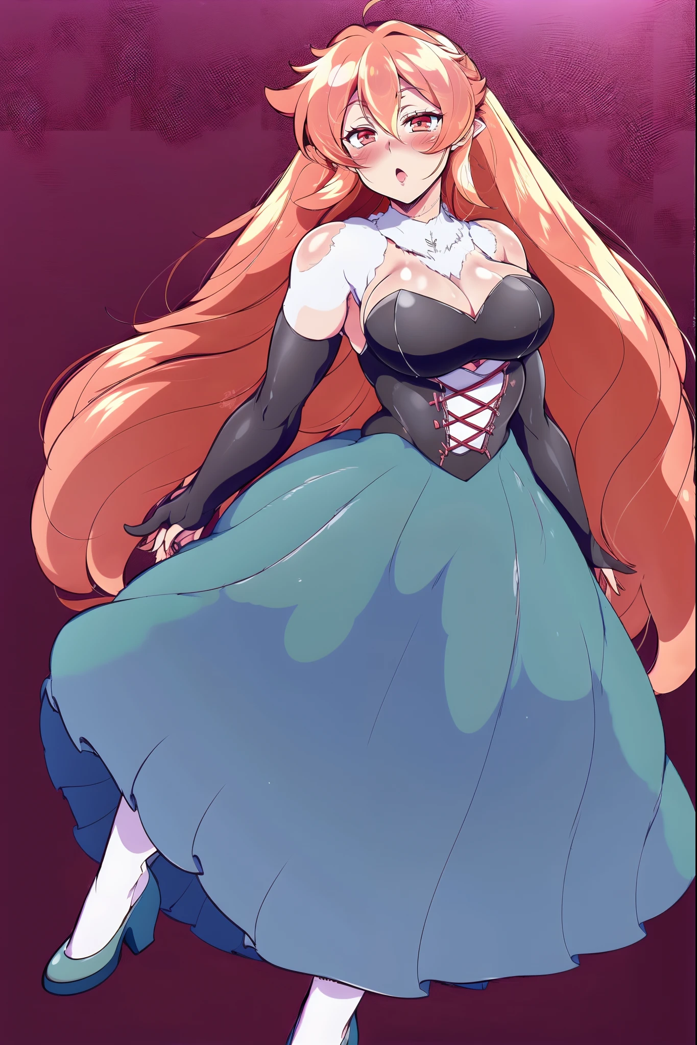 Rias Gremory con vestido de novia trasparente super sexys