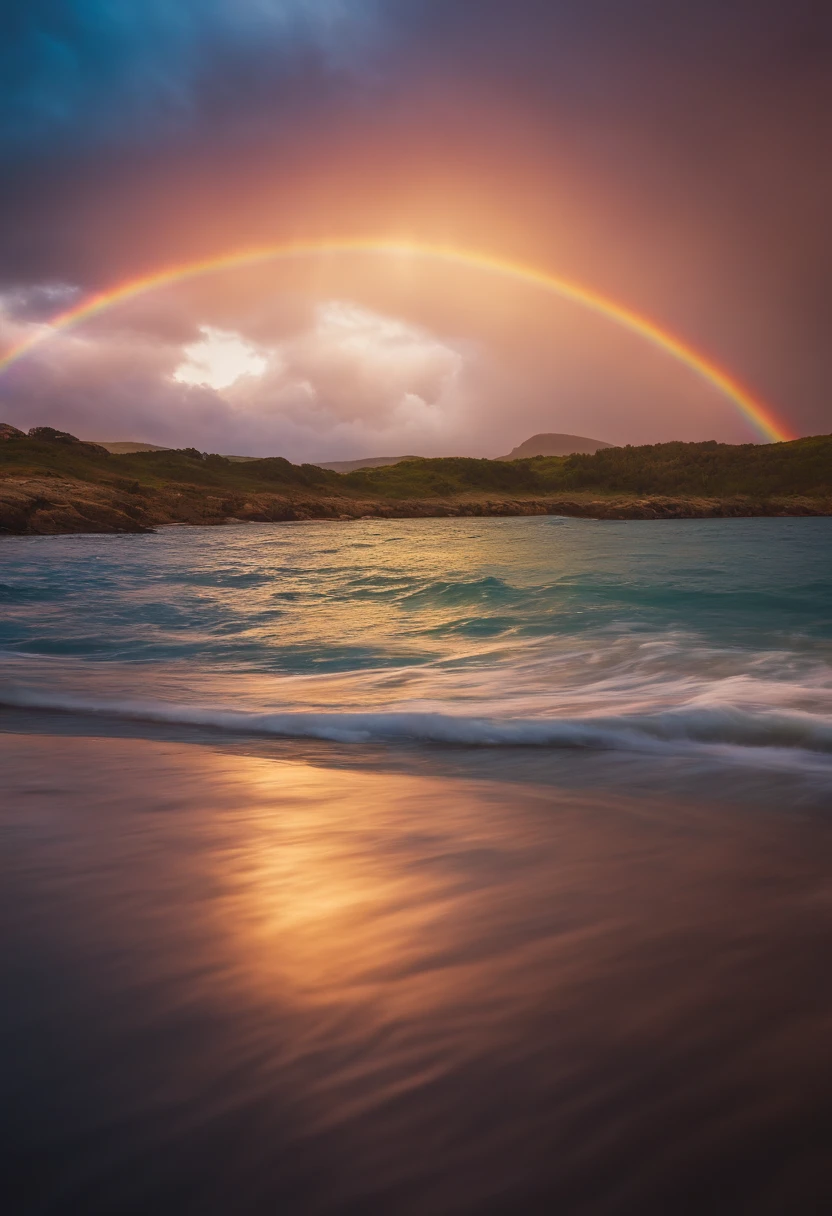 Close up of iridescent circle in the sky, ethereal rainbows, Rainbow clouds, A very colorful heaven, Rainbow clouds, Holy Light Halo, sunny rainbow galaxy stormy sea, Rainbow in the sky, Light Synchrotron Halo, ethereal rainbow nimbus, Prism Halo, bright rainbow nimbus, a glowing halo, Iridescent sky, Heavenly Light, Beautiful images ever created