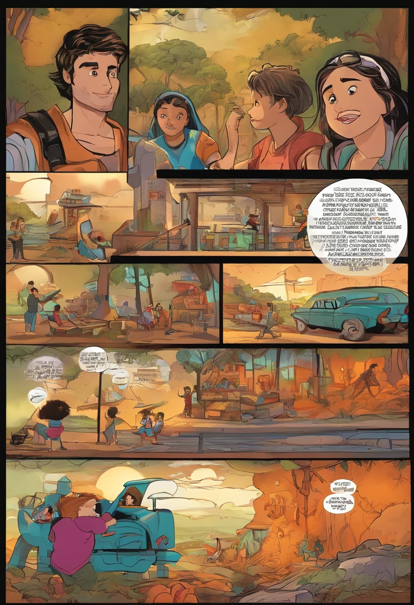 crie para mim baseado neste capitulo :Havia uma vez um jovem chamado Davi, que vivia em uma pequena aldeia. Ele era pequeno e franzino, But he had a big heart. Davi cuidava das ovelhas de seu pai e sonhava com aventuras emocionantes.
