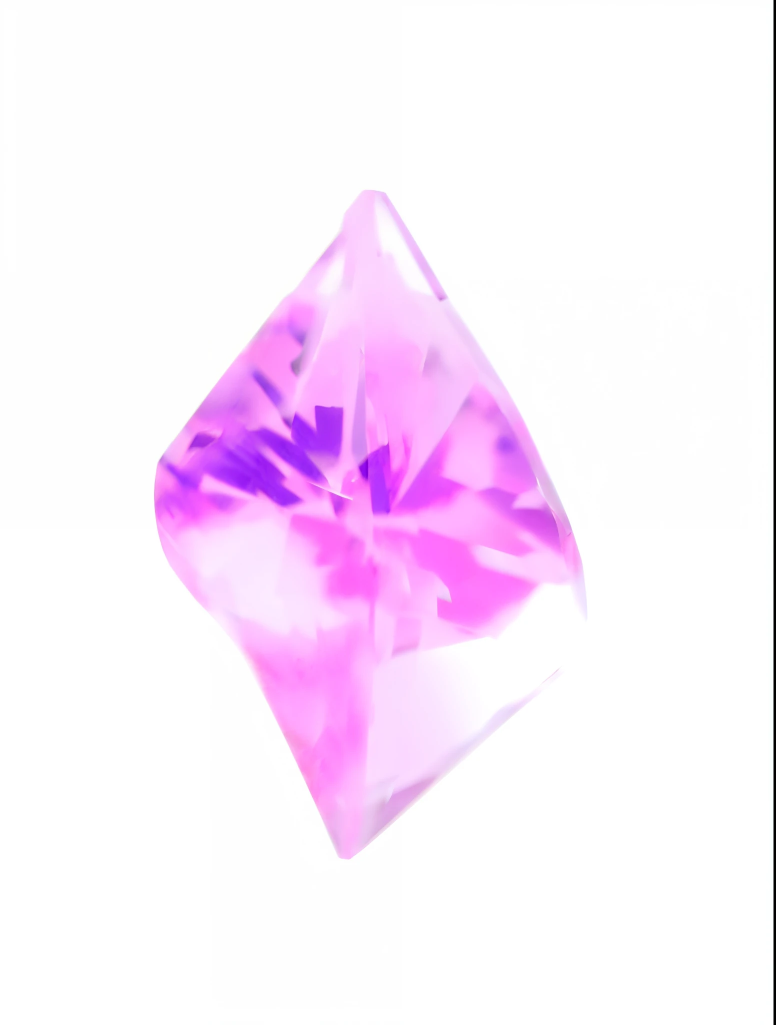 It is Crystal,Purple color mixed with magenta, shaped almost like a chain, sparkling and beautiful, an effusion of diamonds.